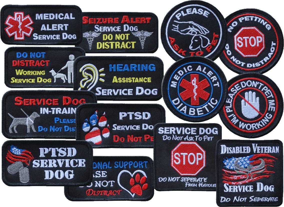 ActiveDogs Embroidered Specialty Patch with Hook & Loop Backing - SP#15 - Custom Iron-On Applique for Jackets, Hats & Backpacks - Perfect for Dog Lovers & Pet Accessories