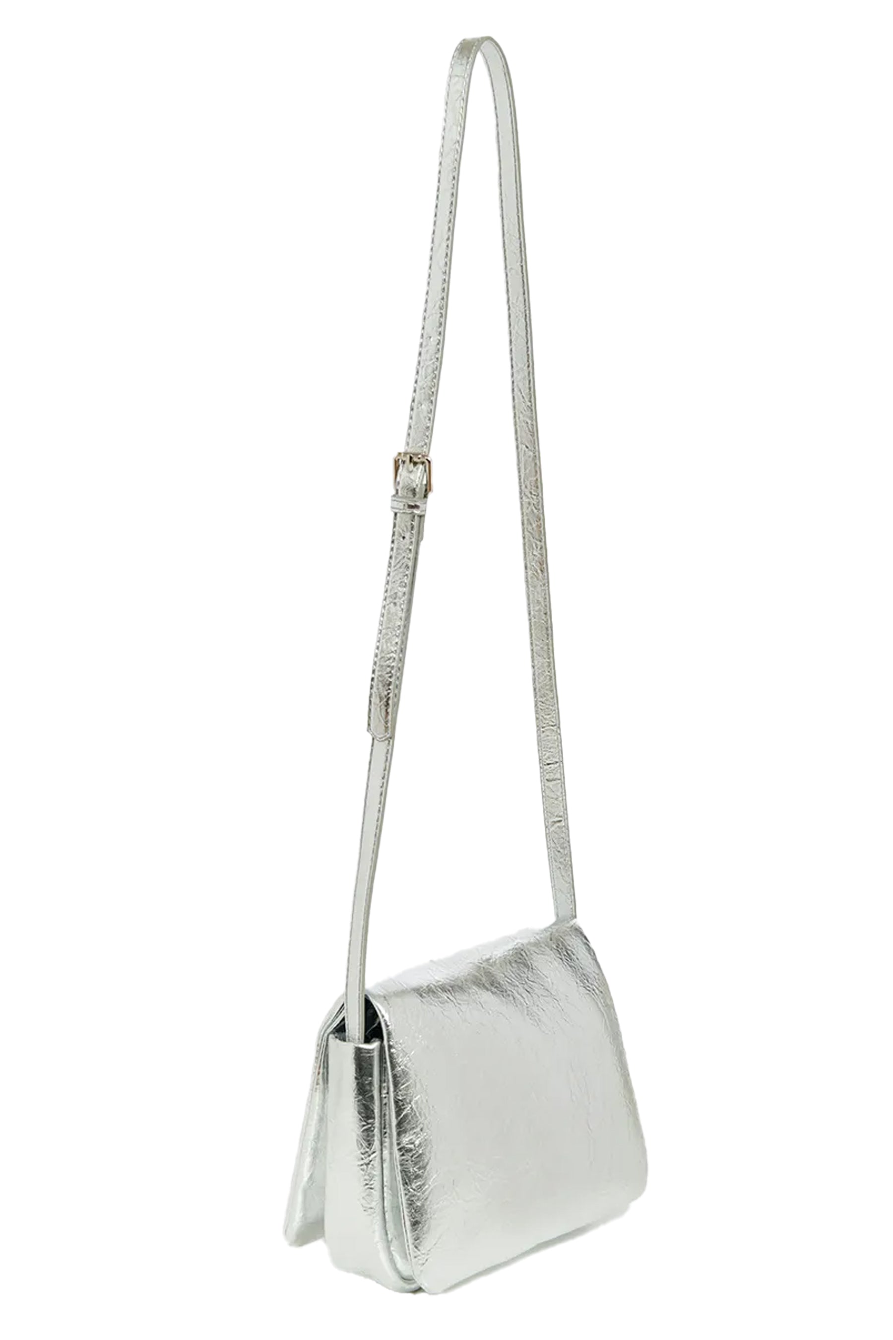 Essentiel Antwerp Fecamel Bag in Silver - Stylish Crossbody Purse for Women, Perfect for Everyday Use, Work, and Evening Out