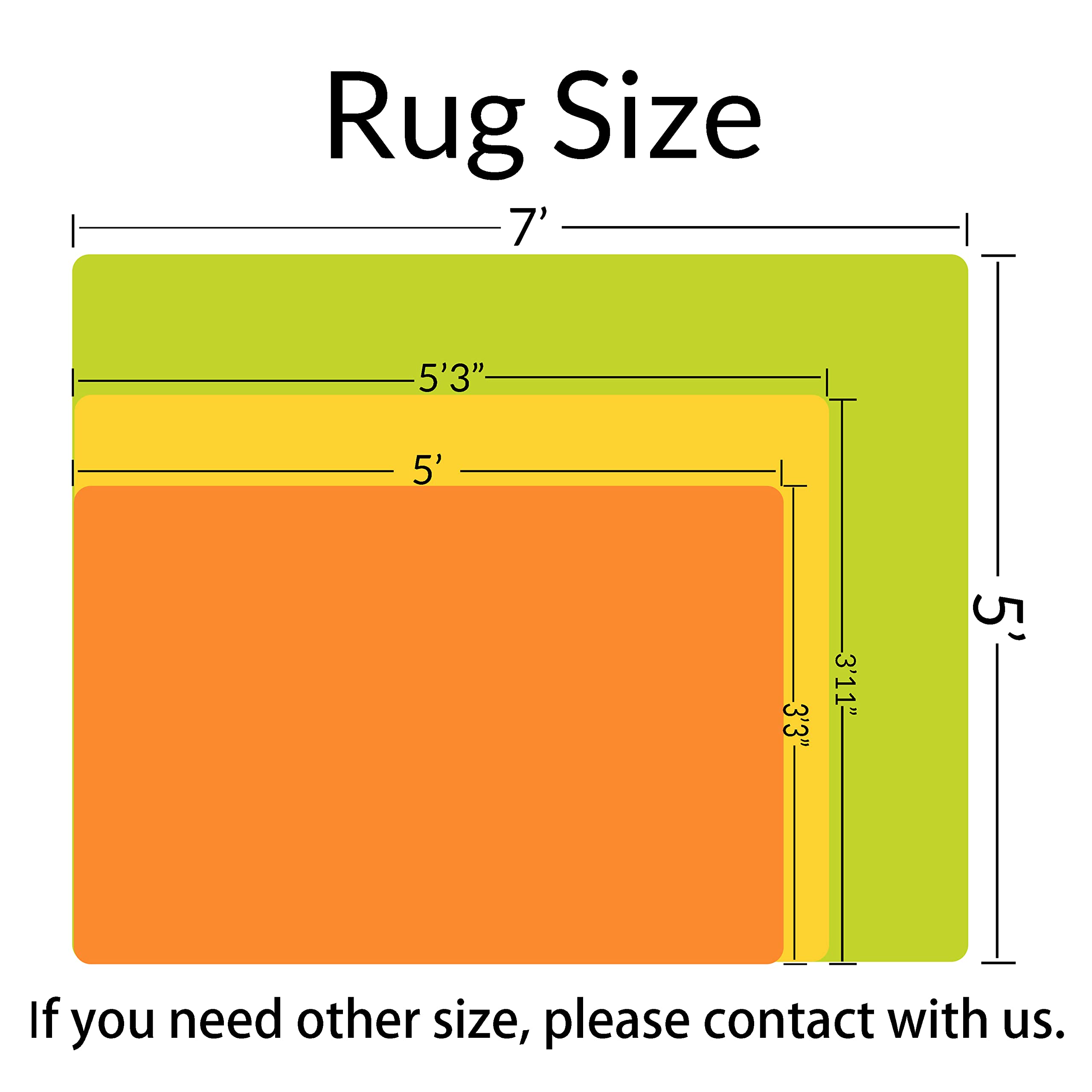 Custom Logo Photo Rug - Personalized Non-Slip Thick Carpet | Imitation Cashmere Floor Mat for Office, Bedroom & Living Room (5'x3'3