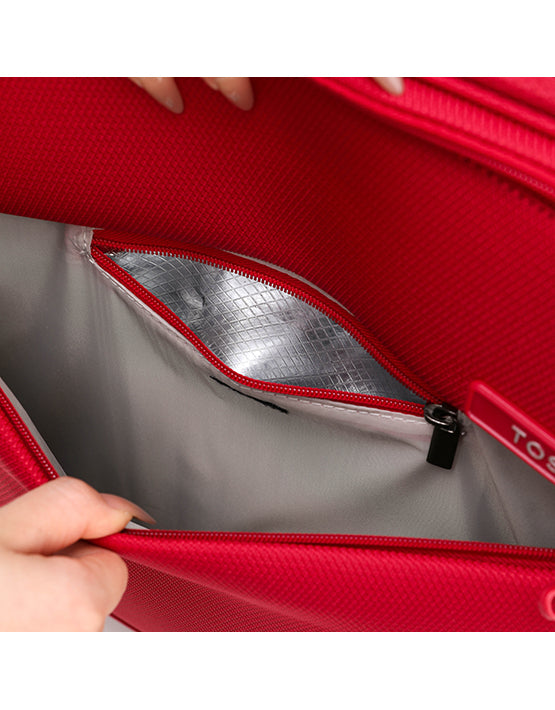 Tosca SO LITE AIR5055 55cm Lightweight Cabin Spinner Luggage - Red | Perfect for Air Travel & Weekend Getaways