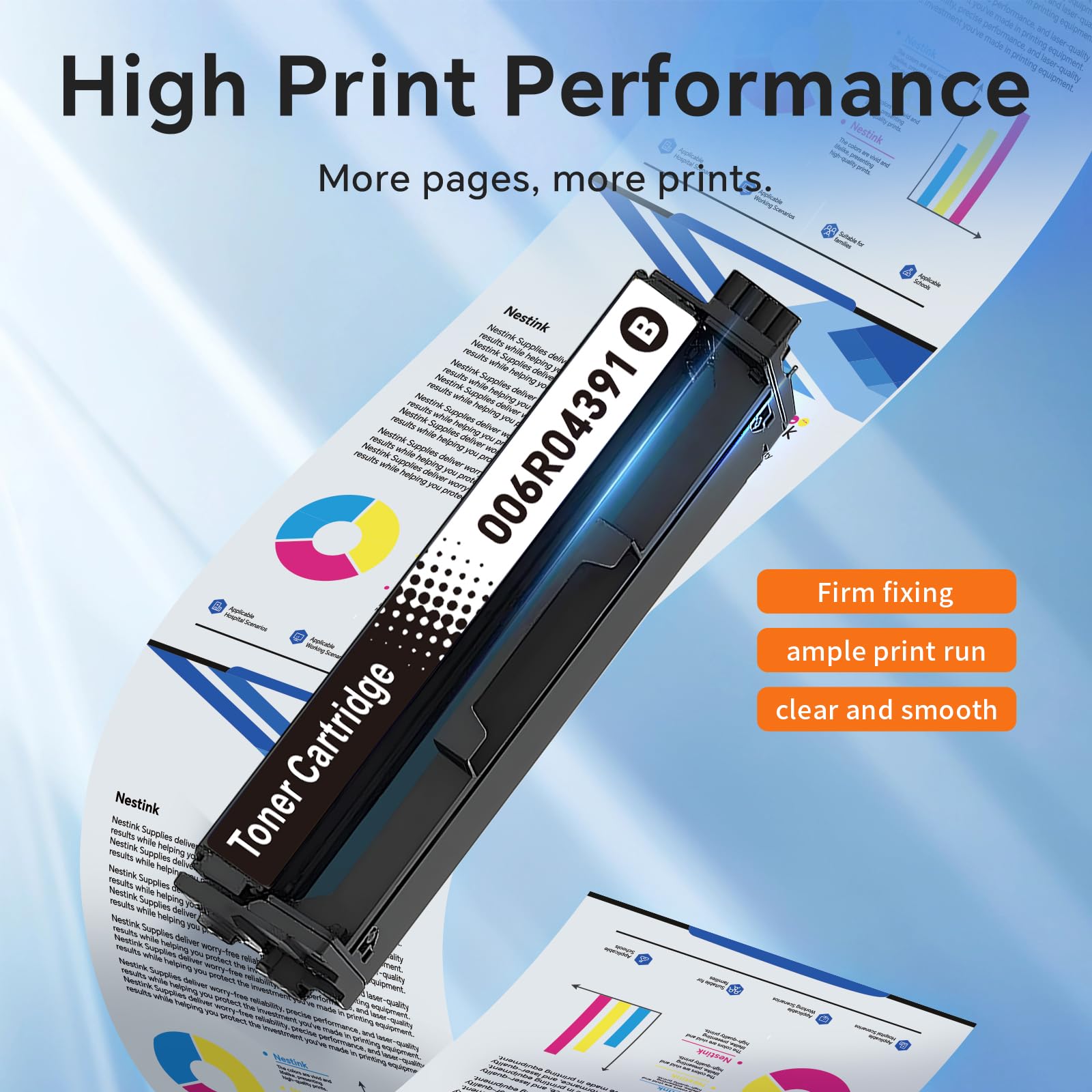 High-Yield Xerox C235 Toner Cartridge Replacement - Compatible with Xerox C230/C235/DNI Color Multifunction Printer (Black/Cyan/Magenta/Yellow) - 4500-5500 Page Yield - Models 006R04391/006R04392/006R04393/006R04394 - Perfect for Office Printing & High Volume Document Reproduction