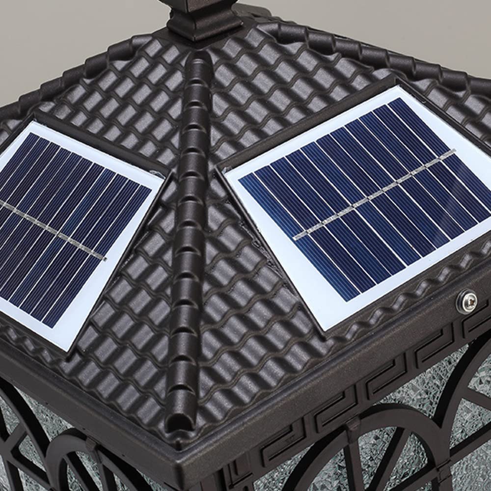 **Solar Powered Waterproof LED Fence Post Cap Lights - Outdoor Garden Pillar Lighting for Pathways, Driveways & Decorative Landscaping**