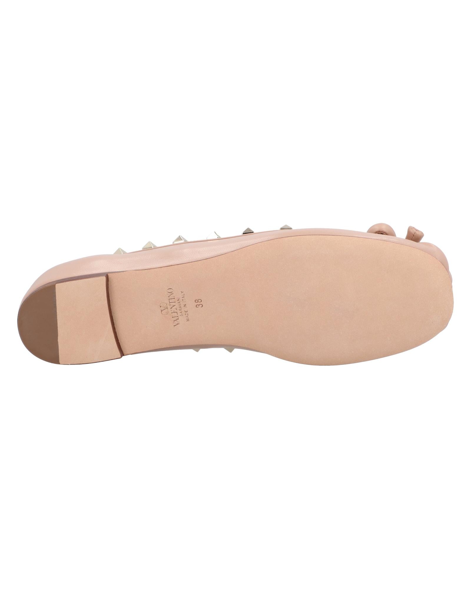 Studded Bow Flats for Women - Elegant Pointed Toe Ballet Shoes for Casual Wear, Office & Parties