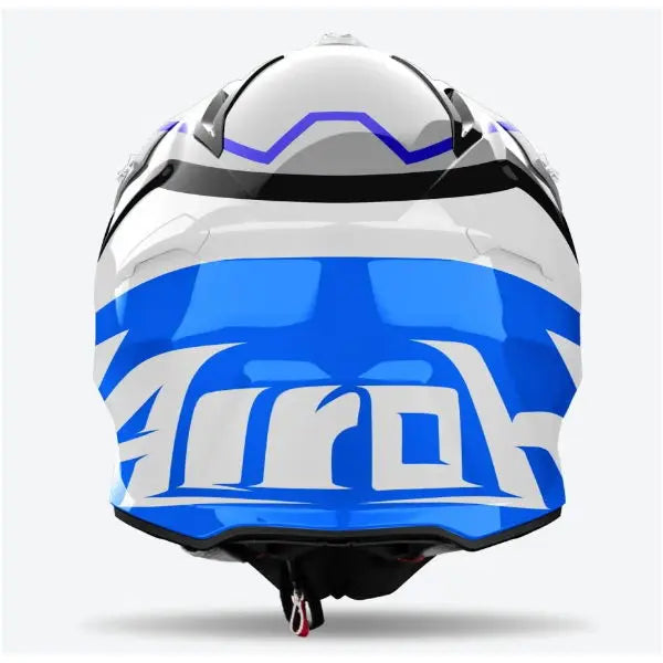 Airoh Aviator Ace 2 Motorcycle Helmet - Gloss Blue Full Face Helmet for Street & Racing - DOT & ECE Certified for Safety - Perfect for Commuting, Touring & Track Days