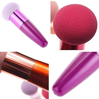 PUKA 2-Pack Mushroom Makeup Sponge - Premium Foundation Blending Sponge with Handle for Liquid, Cream & Powder Makeup | Soft Cosmetic Beauty Sponge for Flawless Face Makeup Application (Multicolor) | Perfect for Daily Makeup, Professional Salon & Travel Touch-Ups