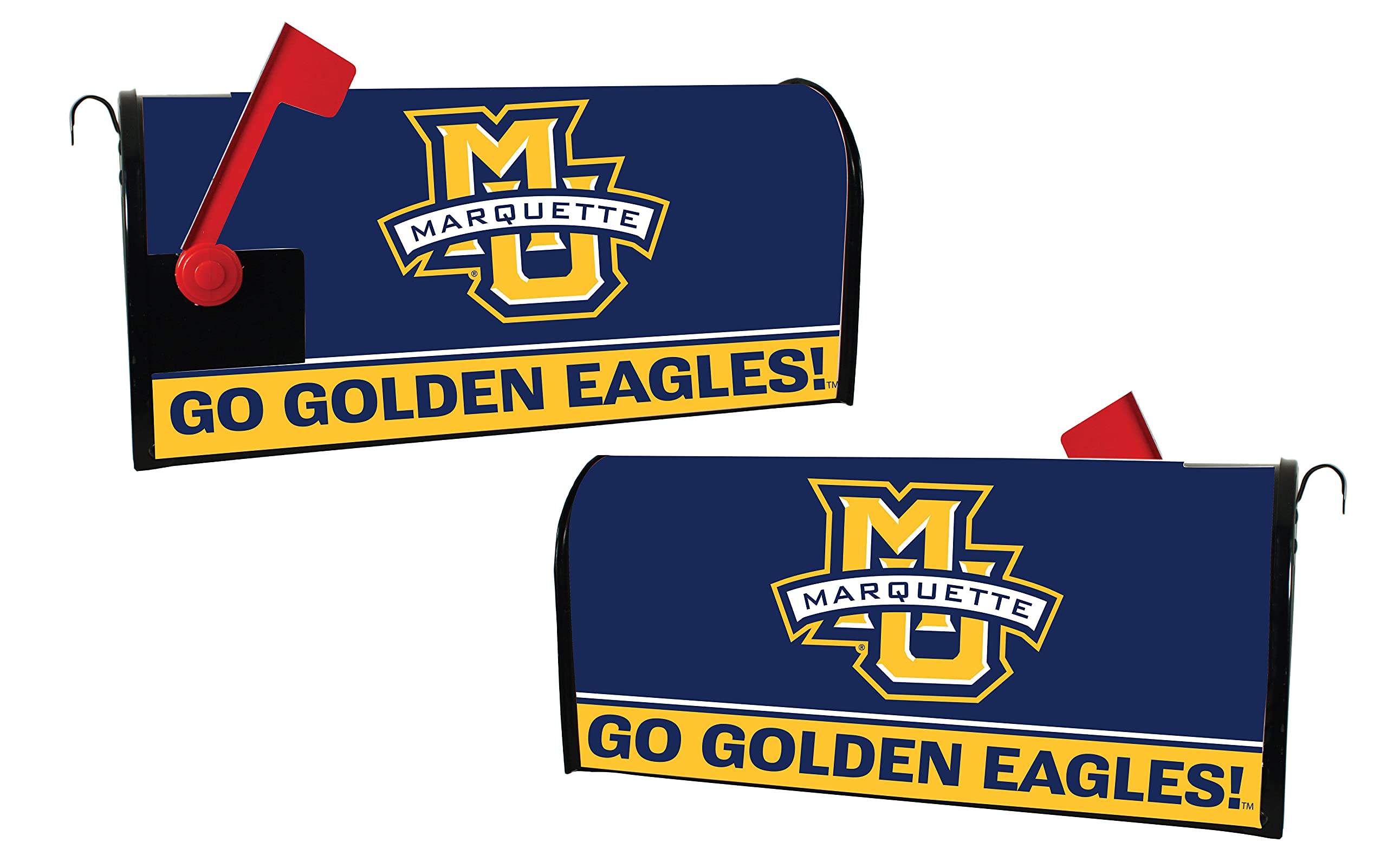 Officially Licensed Marquette Golden Eagles Mailbox Cover - Collegiate Design 2021 | Durable Outdoor Decoration for College Fans & Alumni