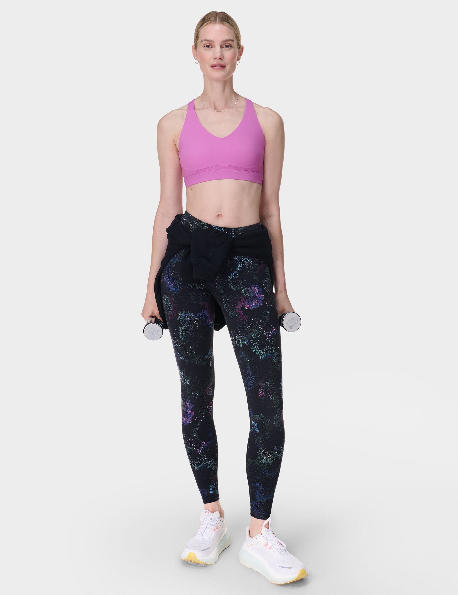 Power Pulse Bra - Allium Pink | High Support Sports Bra for Running, Yoga & Gym | Wireless Comfort & Breathable Fabric for Active Women