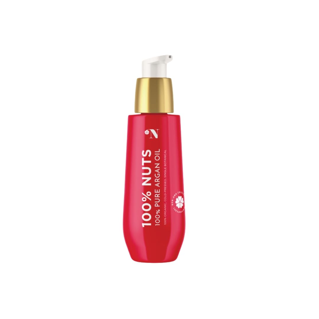 Pure Moroccan Argan Oil - Cold Pressed Organic for Skin & Hair Care - 50ml