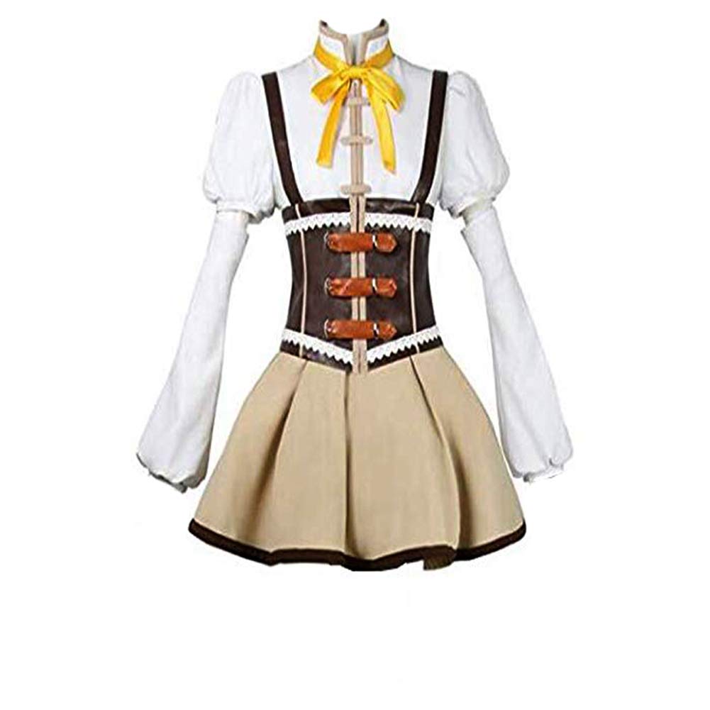 Anime Tomoe Mami Cosplay Costume - Perfect for Halloween, Conventions & Anime Events | High-Quality Puella Magi Madoka Magica Outfit