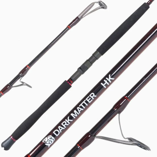 Dark Matter HK Spinning Rods - High Performance Carbon Fiber Fishing Rods for Saltwater & Freshwater | Perfect for Bass, Trout, and Offshore Fishing