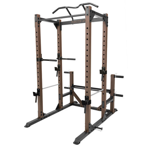 Monster Cage Power Rack STB 98005 - Heavy Duty Steel Body Home Gym Equipment for Weightlifting & Strength Training | Perfect for Garage & Home Workouts
