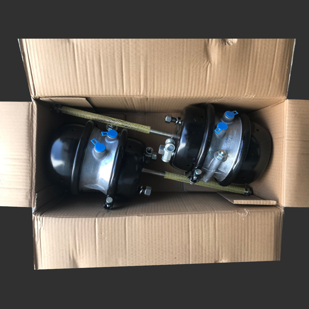 Fortpro 2 PCS Type 30/30 Sealed Air Spring Brake Chamber - 2 1/2