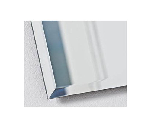 Amelia Modern LED Bathroom Mirror with Anti-Fog - 24x36 Inch Frameless Vanity Mirror for Makeup & Shaving - Perfect for Contemporary Bathrooms & Dressing Rooms