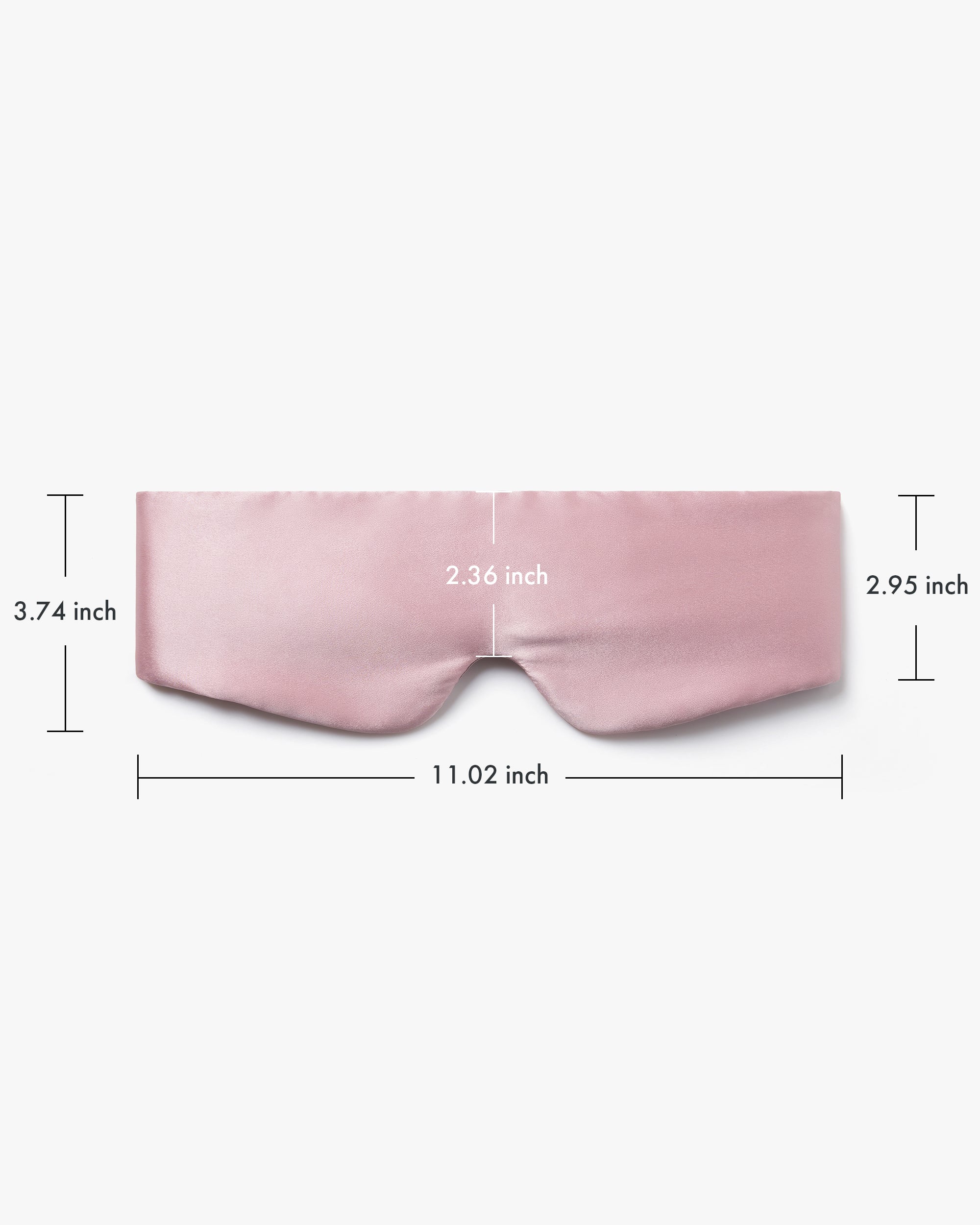 Silk Sleep Mask for Women & Men - Wide Band Eye Cover for Sleeping, Travel & Relaxation - Soft & Breathable Blindfold for Night & Nap Use