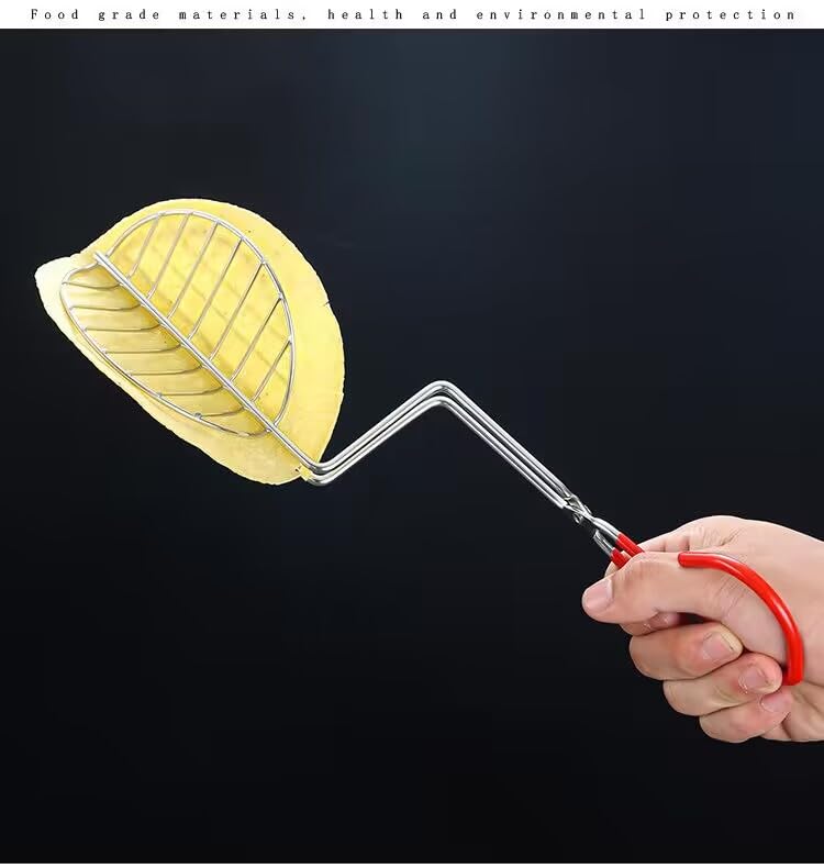 Stainless Steel Taco Maker Press - L Shape Taco Shell Mold for Crispy Fried Tacos | Professional Kitchen Gadget for Homemade Mexican Food | Perfect for Parties, Restaurants & Home Cooking