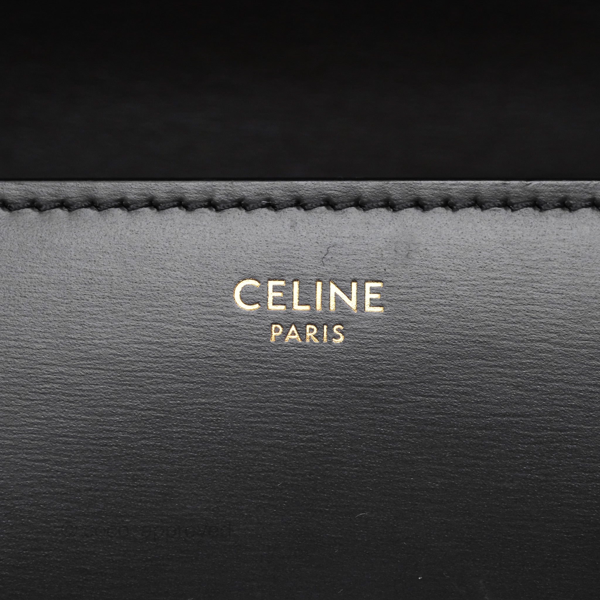 Celine Teen Classic Box Flap Bag in Dark Grey Box Calfskin Leather - Perfect for Work, Travel & Everyday Luxury