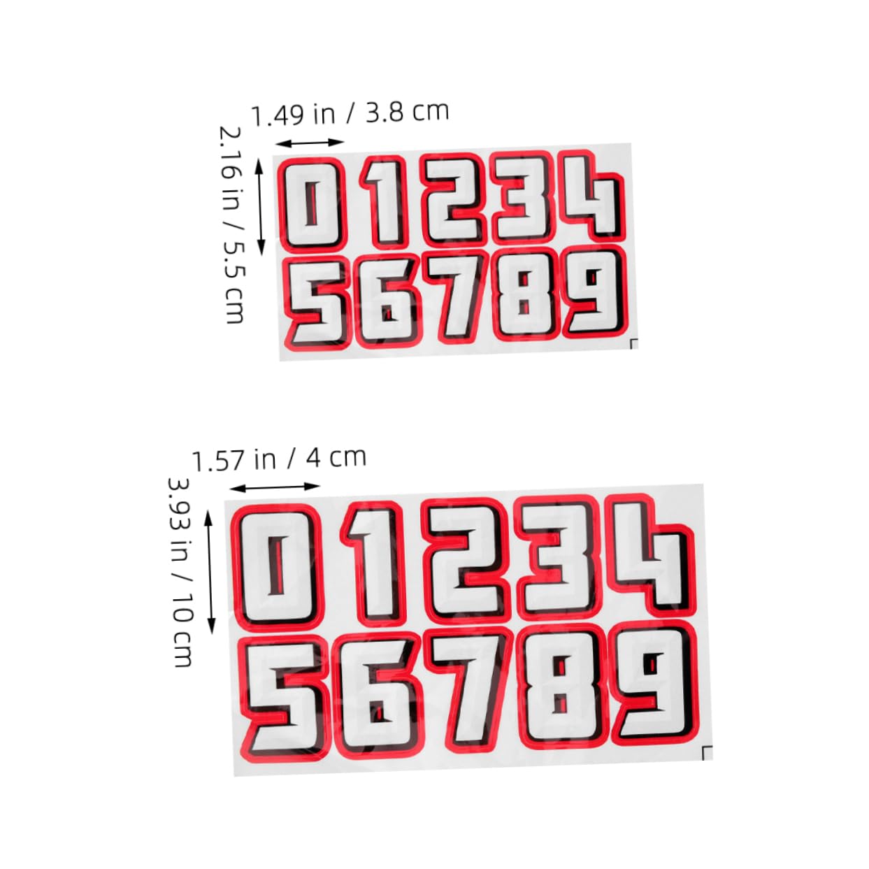 WOONEKY Reflective Bike Helmet Stickers - 2-Pack for Safety & Night Cycling