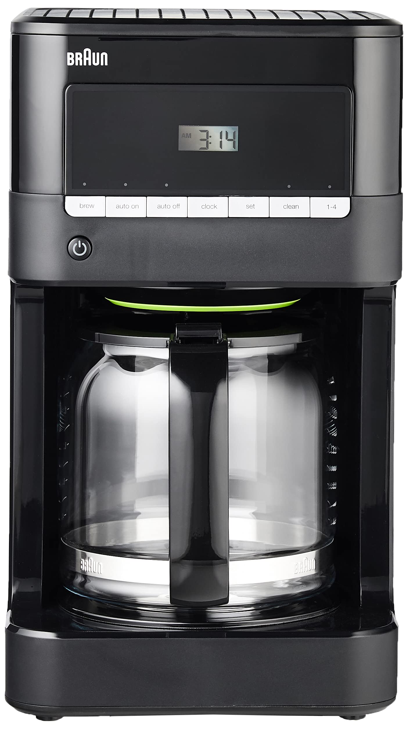 Braun KF7000BK Brew Sense 12-Cup Drip Coffee Maker - Black | Programmable Coffee Machine for Home & Office | Perfect for Morning Brews, Entertaining Guests & Daily Coffee Lovers