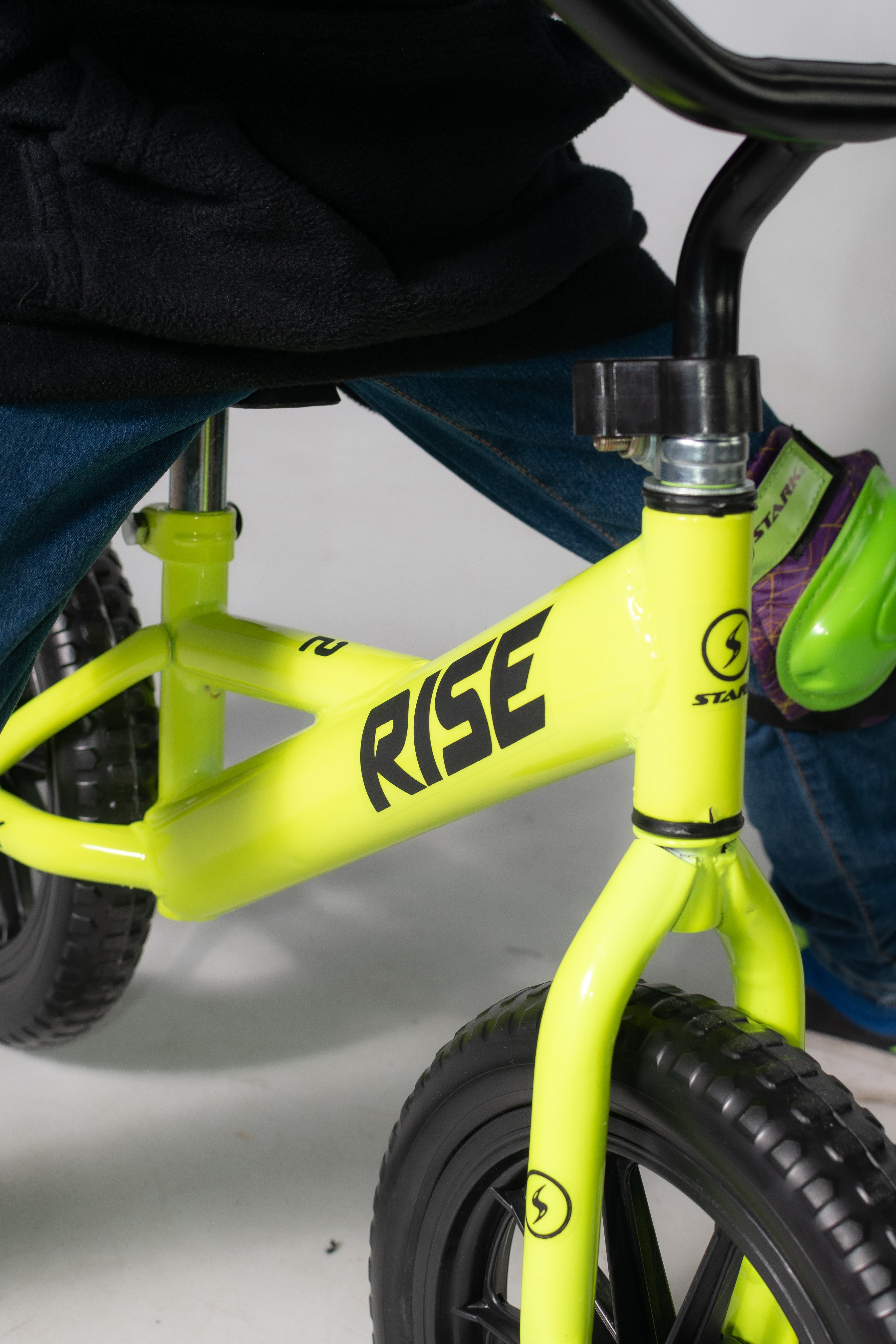 12 Inch Kids Bike with Training Wheels - Rise Power Yellow Bicycle for Toddlers - Perfect for Outdoor Play, Backyard Riding & Learning to Cycle
