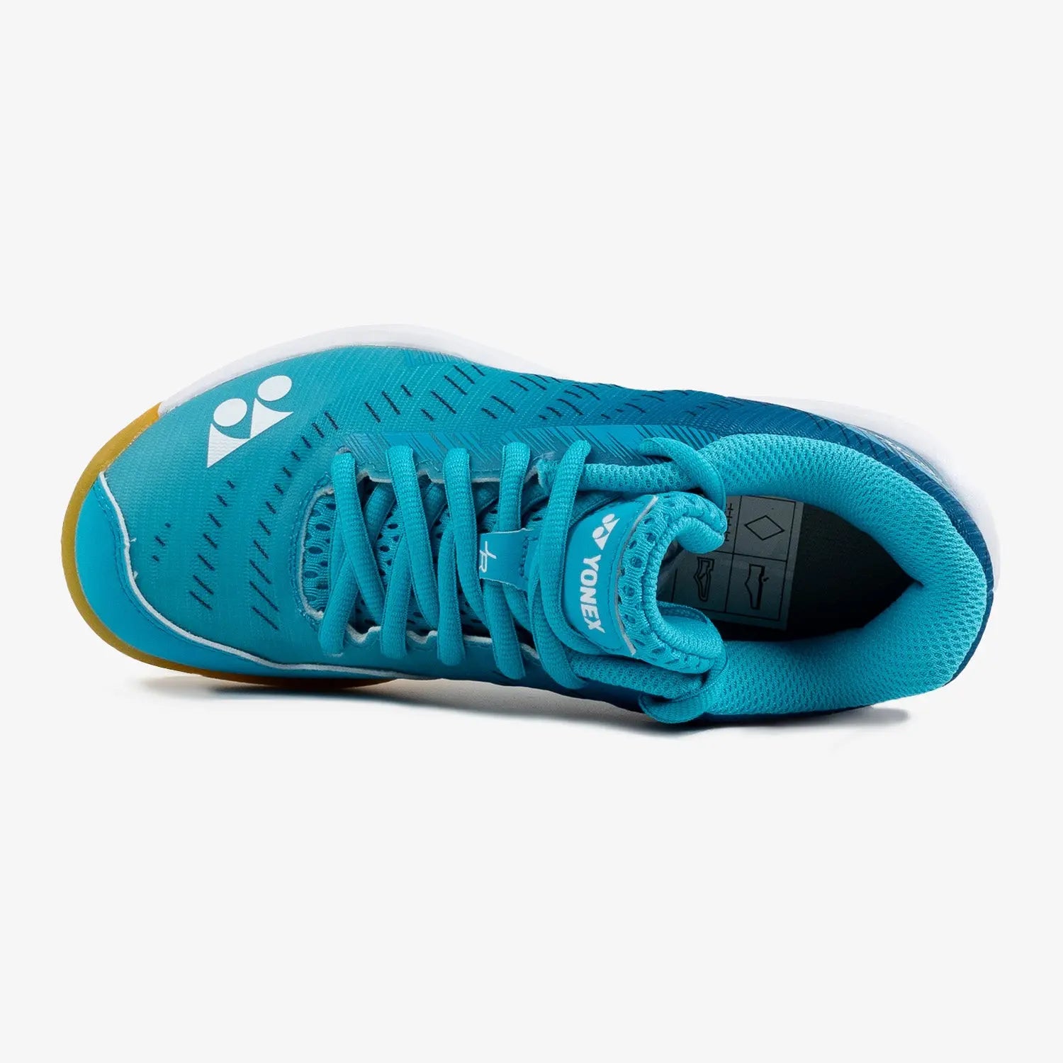 Yonex Aerus Junior Badminton Shoes for Kids - Lightweight & Comfortable (Mint Blue) - Perfect for Indoor Sports & Training