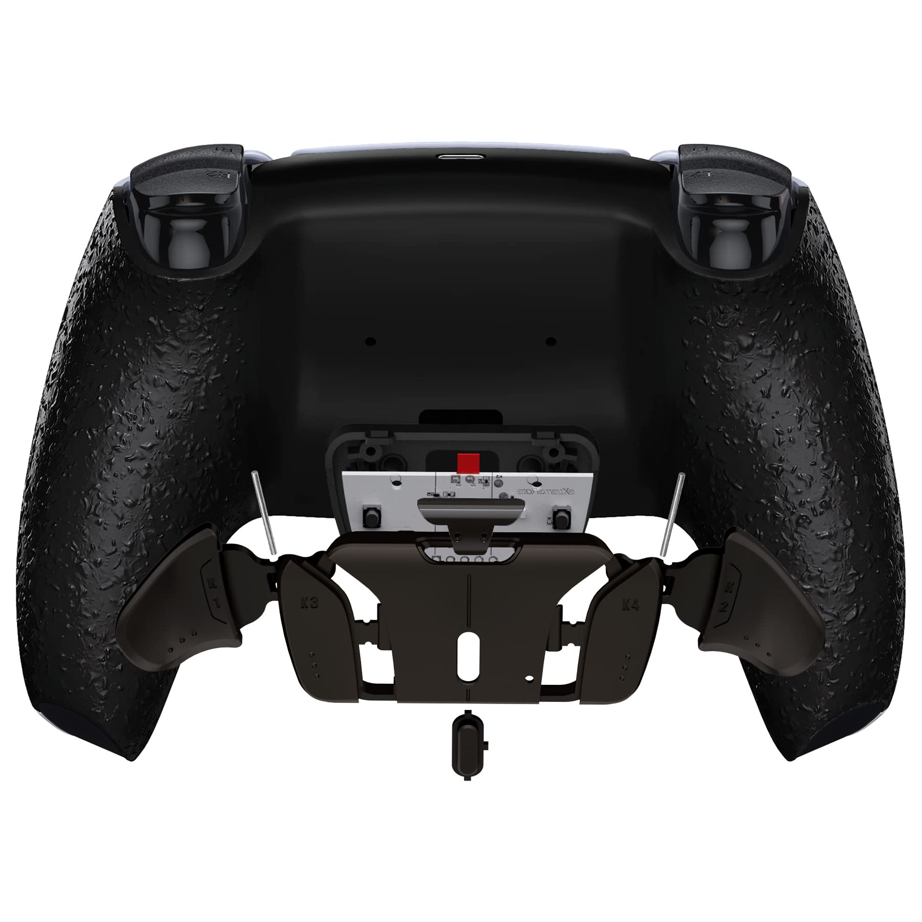 eXtremeRate RISE4 Programmable Remap Kit for PS5 Controller BDM-010/020 - 4 Metal Back Buttons & Anti-Slip Cover | Perfect for Competitive Gaming & Custom Controls