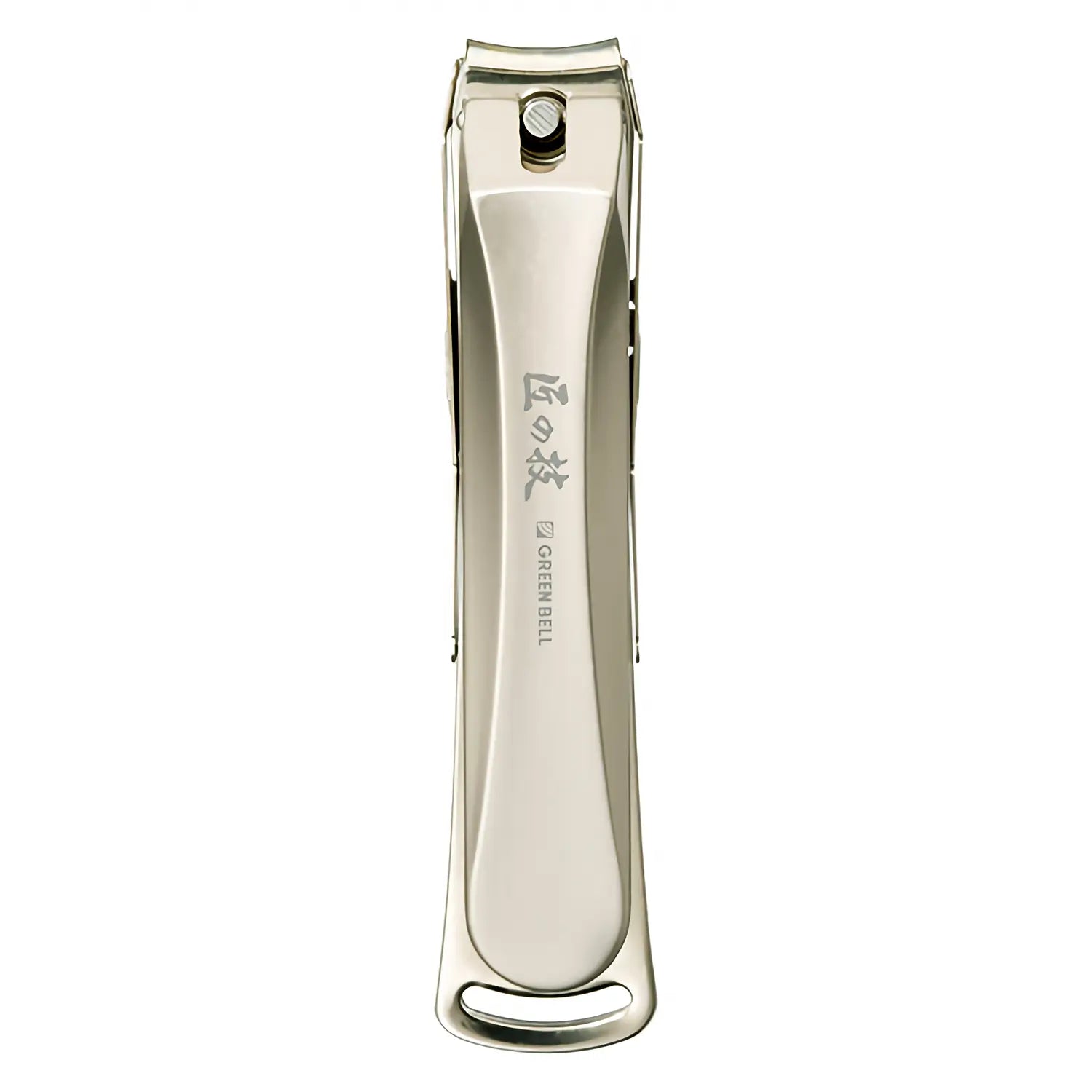 Premium Stainless Steel Wide Nail Clippers with Catcher - Green Bell Takuminowaza Professional Grooming Tool for Men & Women - Perfect for Home, Travel, and Salon Use