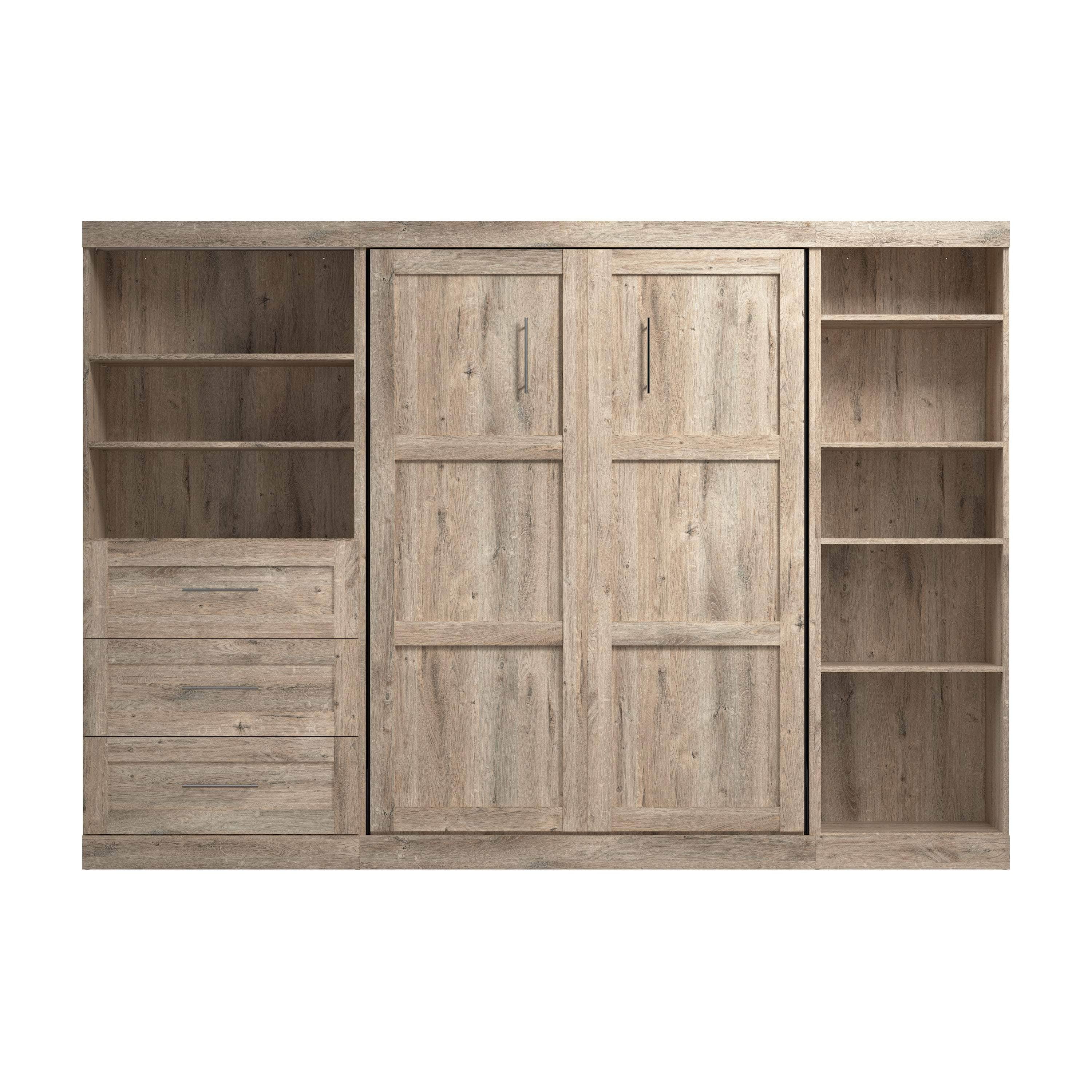 Pur Full Murphy Wall Bed with Storage - 120