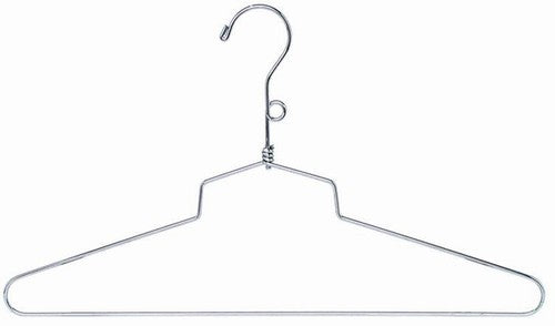 16 Pack Metal Top Hangers - Heavy Duty Clothes Hangers for Closet Organization - Perfect for Dresses, Coats, and Suits - Space Saving Closet Storage Solution