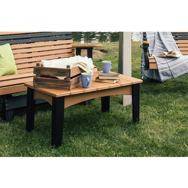 Modern Wooden Island Coffee Table - Stylish & Functional Centerpiece for Living Room, Lounge, or Office - Perfect for Coffee, Books, and Decor