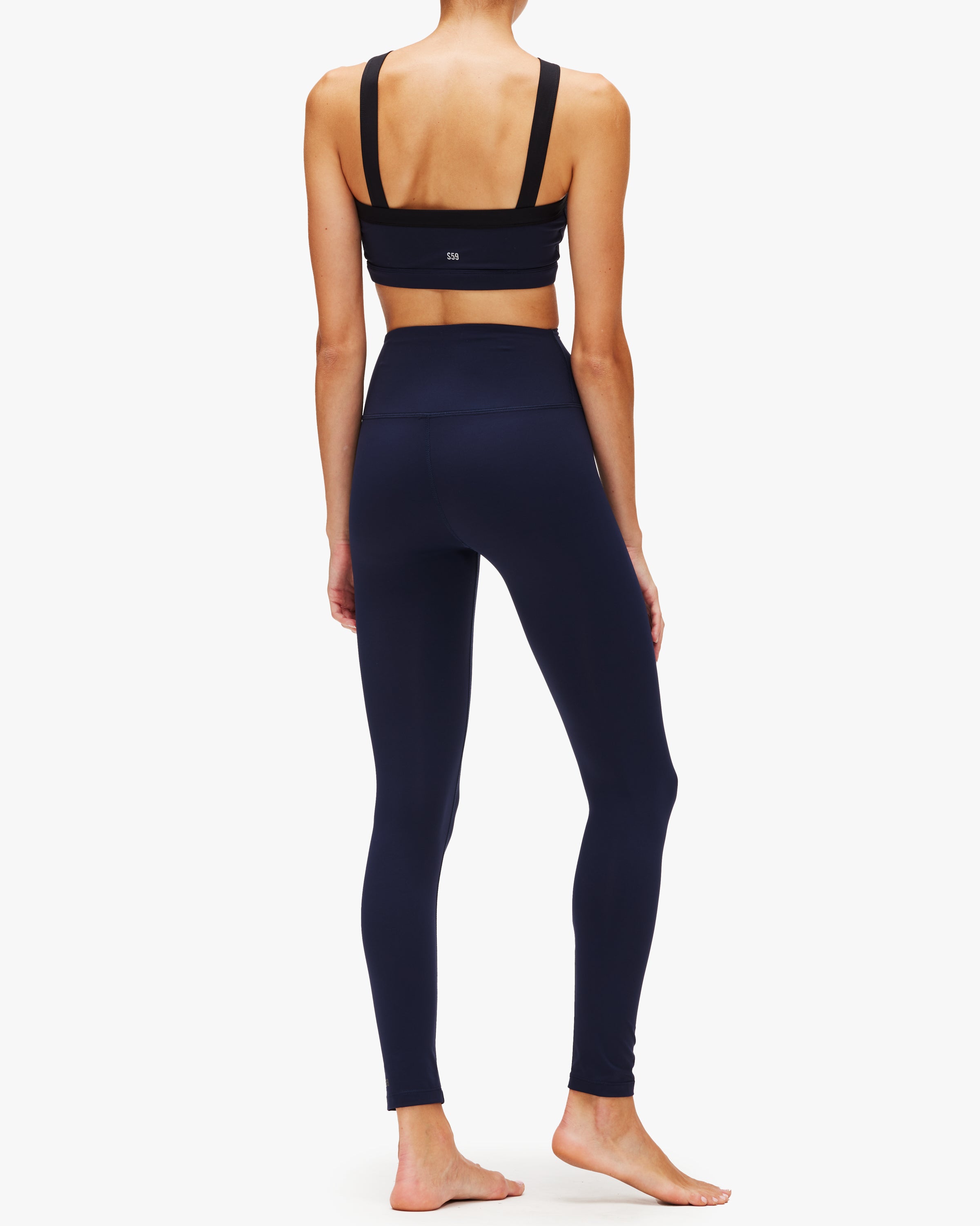 Splits59 Sprint High Waist Rigor 7/8 Leggings for Women - Yoga, Running & Workout - Comfortable & Stretchy Activewear