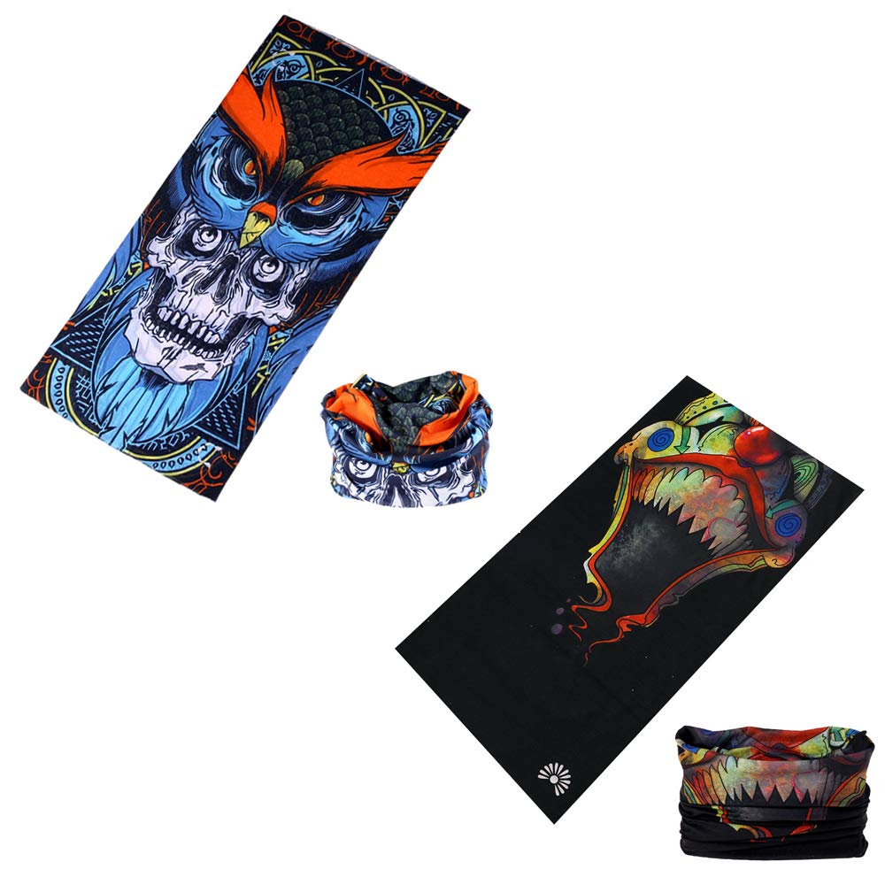 Zupro UV Protection Headbands for Men & Women - Breathable Sports Bandana, Face Mask & Neck Gaiter for Running, Cycling, Yoga - Perfect for Outdoor Activities & Workouts