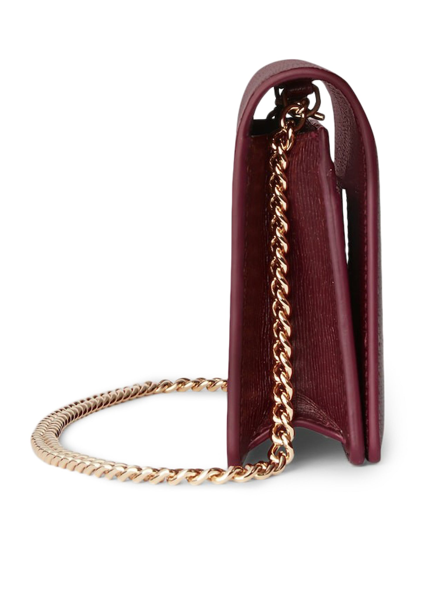 GUCCI GG Logo Chain Wallet for Women - Stylish Leather Card Holder with Detachable Chain - Perfect for Parties, Travel & Everyday Use