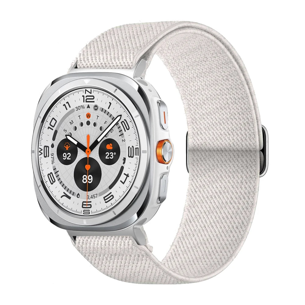 Elastic Bands for Samsung Galaxy Watch Ultra - Adjustable, Comfortable & Durable Replacement Strap for Workout, Running & Daily Use