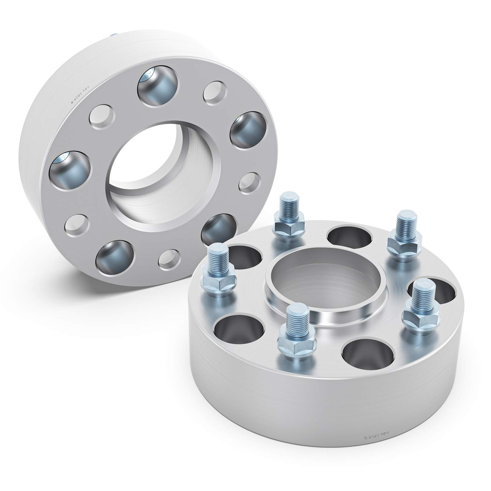 RockTrix 2-Piece 1.5 Inch Hubcentric Wheel Spacers 5x4.5 Bolt Pattern (71.5mm Bore, 1/2x20 Studs) – Compatible with Jeep Cherokee XJ, Grand Cherokee ZJ, Wrangler YJ/TJ, Liberty KJ/KK – Perfect for Off-Roading, Lifting, and Custom Wheel Fitment