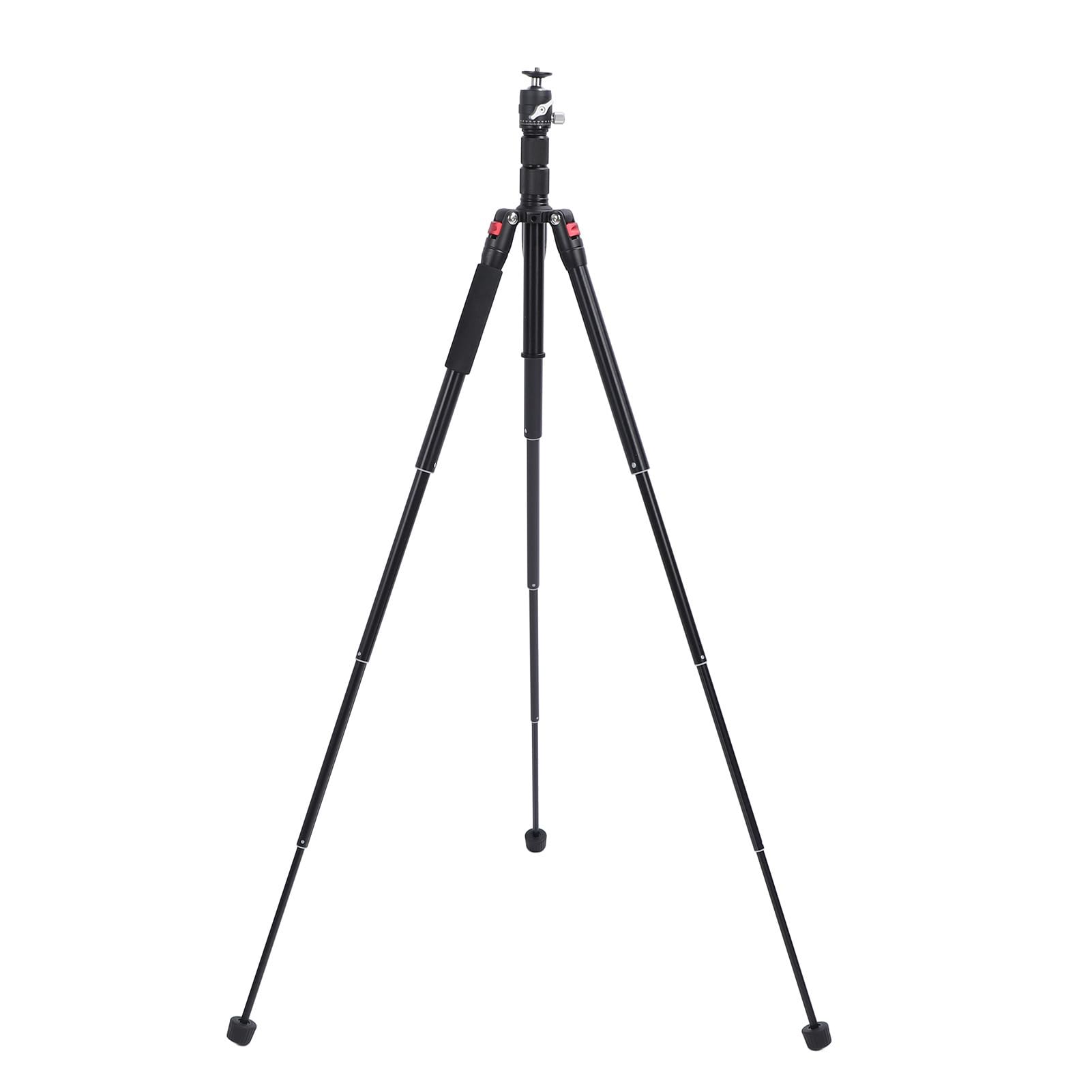 59in Cell Phone Tripod with 20mm Metal Ball Head - Foldable & Portable Camera Stand for iPhone, Android, DSLR - 360° Rotating for Selfies, Vlogging, YouTube Videos, Live Streaming & Photography