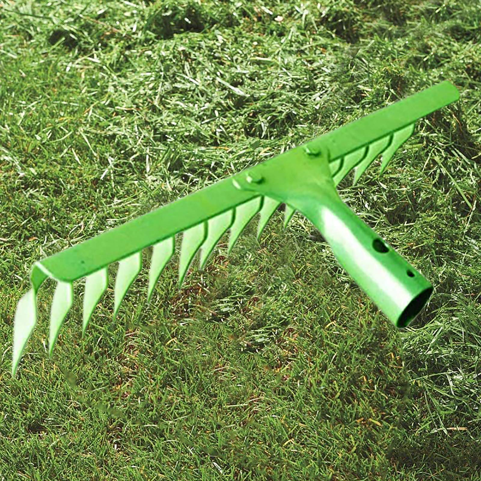 Heavy Duty Replacement Rake Head for Lawn Care - Durable Garden Rake Tool for Leaves, Moss & Patio Cleaning - High Quality Steel Construction - Perfect for Yard Maintenance, Fall Cleanup & Landscaping