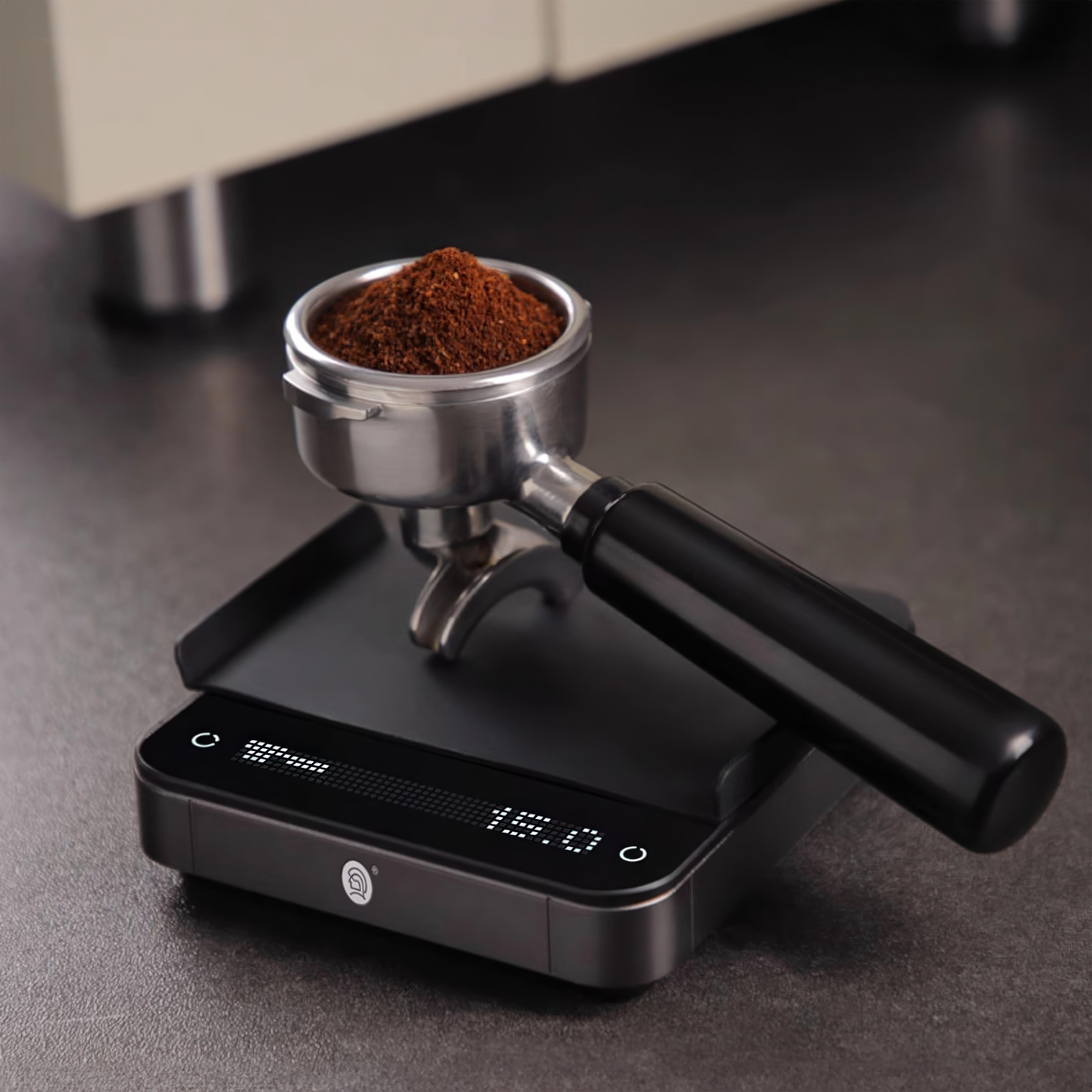 E Smart Digital Coffee Scale with Timer - High Precision 0.1g Resolution for Pour Over, Espresso & French Press Brewing | Perfect for Home Baristas & Coffee Enthusiasts