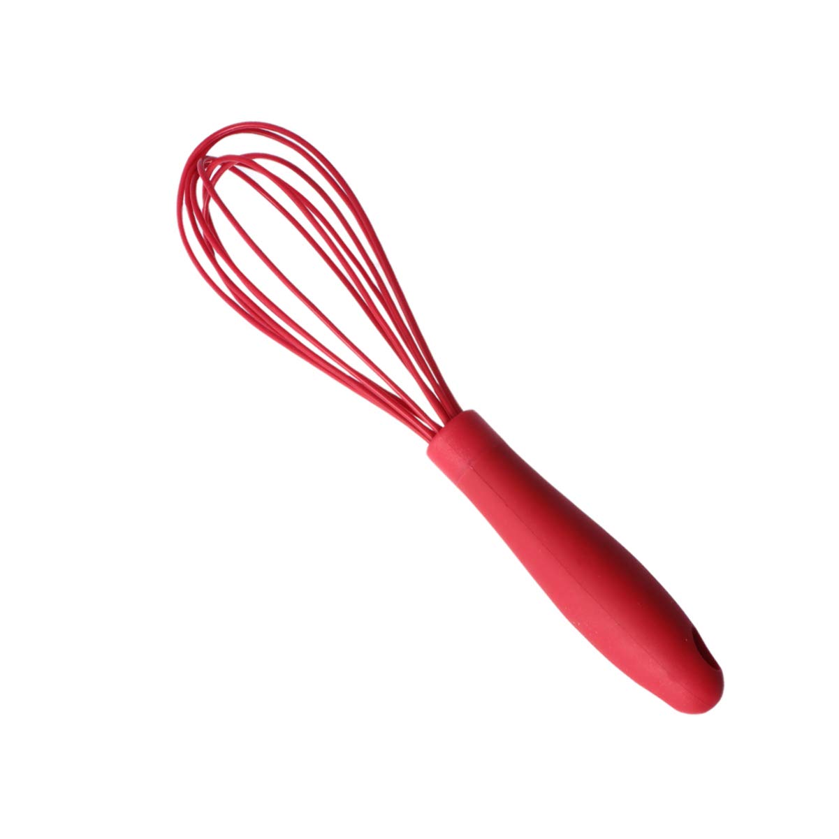 Hemoton 3-Piece Silicone Egg Whisk Set - Non-Slip Handle Egg Mixer, Milk Cream Frother for Baking, Cooking & Kitchen Blending - Perfect for Smoothies, Coffee, Pancakes & Desserts (Random Color)