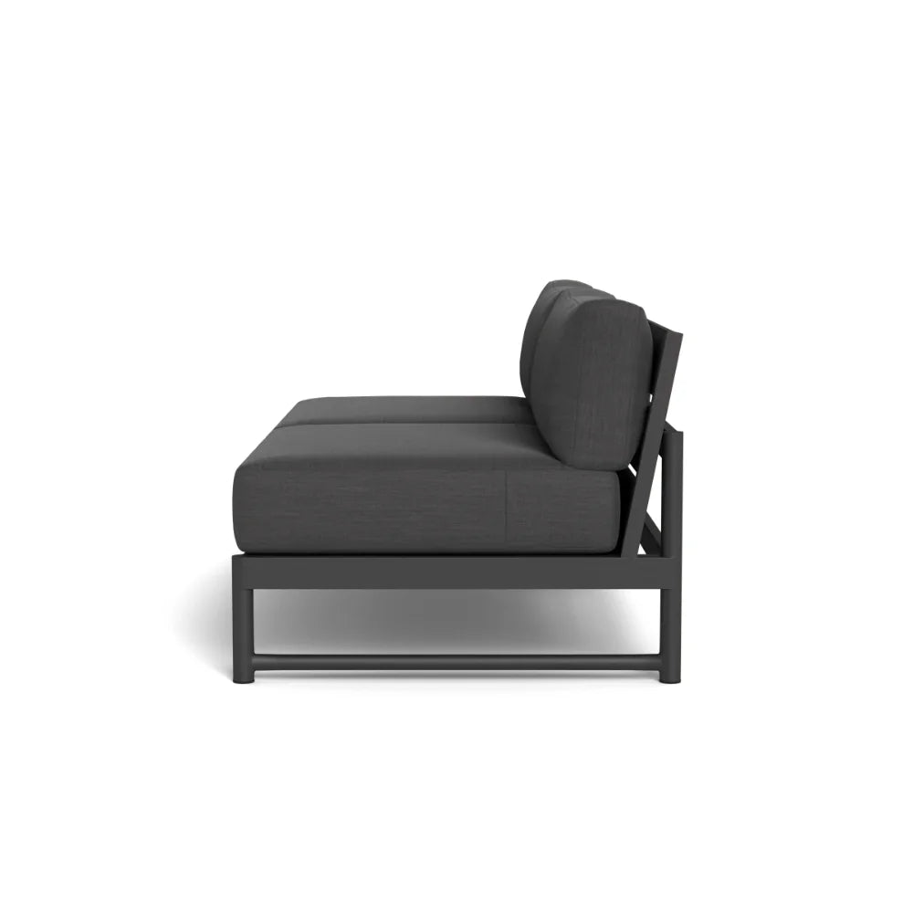 Breeze XL Outdoor 2-Seat Armless Sofa - Waterproof Patio Furniture for Garden, Poolside & Balcony Relaxation