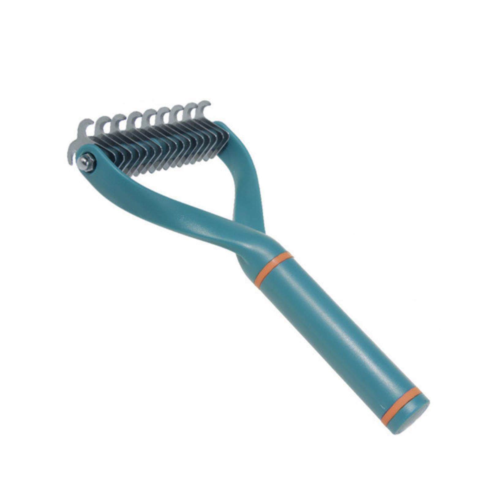 UKKO Pet Hair Removal Comb for Dogs & Cats - Grooming Brush & Fur Trimming Tool - Perfect for Shedding Season & Daily Pet Care at Home