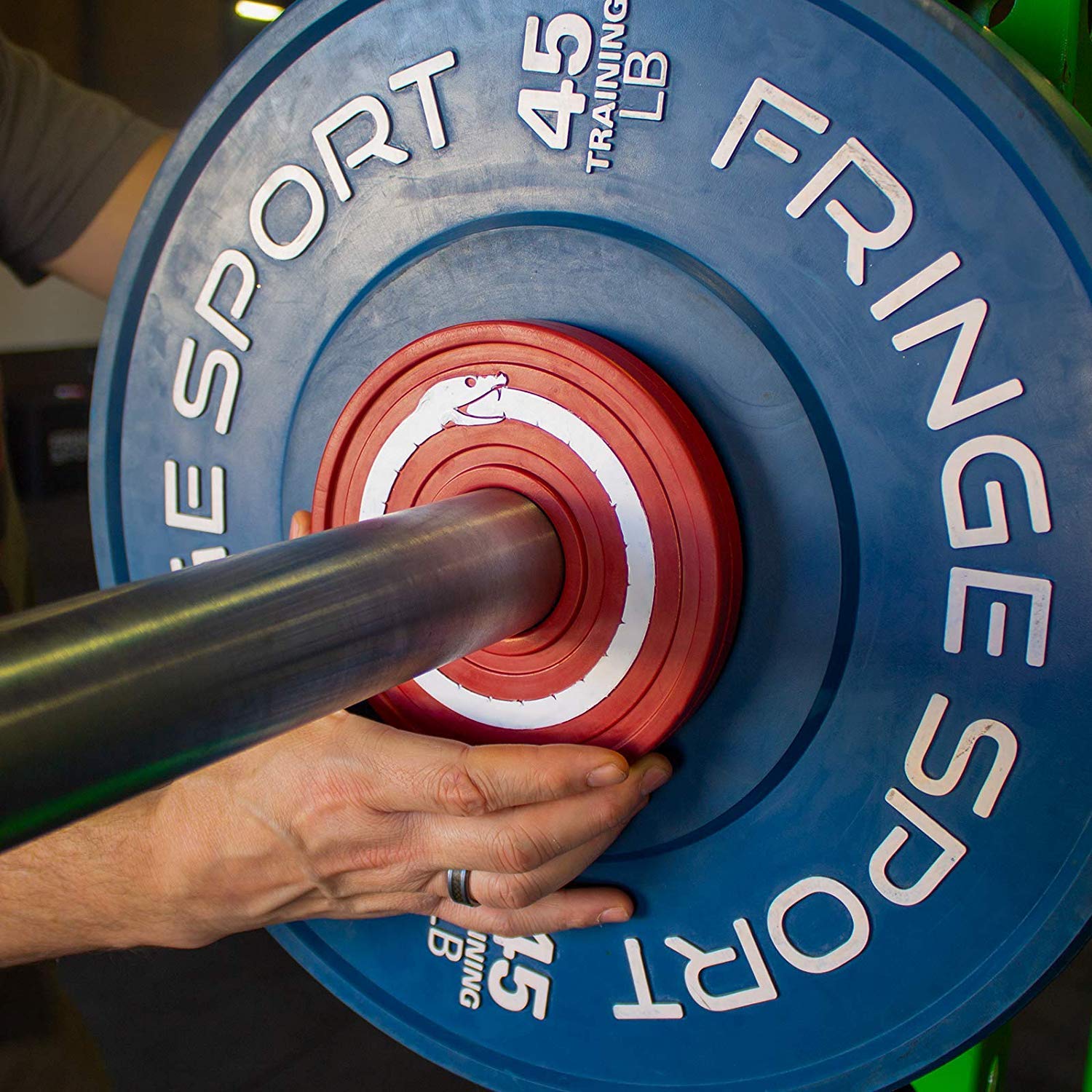FringeSport Olympic Fractional Plates 1 lb (Pair or Sets) - Premium 1 Pound Rubber Bumper Weight Plates for Olympic Bars - Perfect for Micro Loading 2 Pounds - Ideal for CrossFit, Home Gym & Strength Training