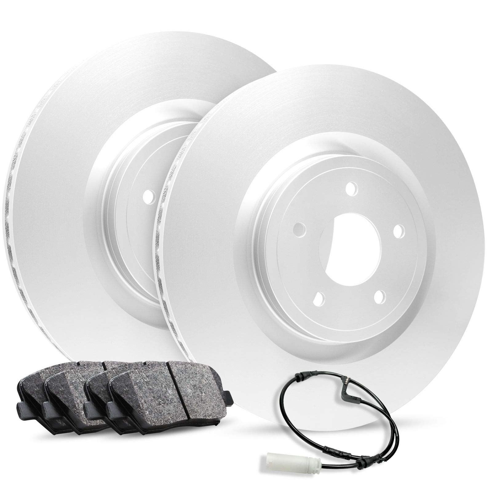 R1 Concepts Premium Ceramic Front Brake Pads & Rotors Kit - Compatible with 1989-1994 Porsche 911 | High-Performance Braking for Street & Track Driving