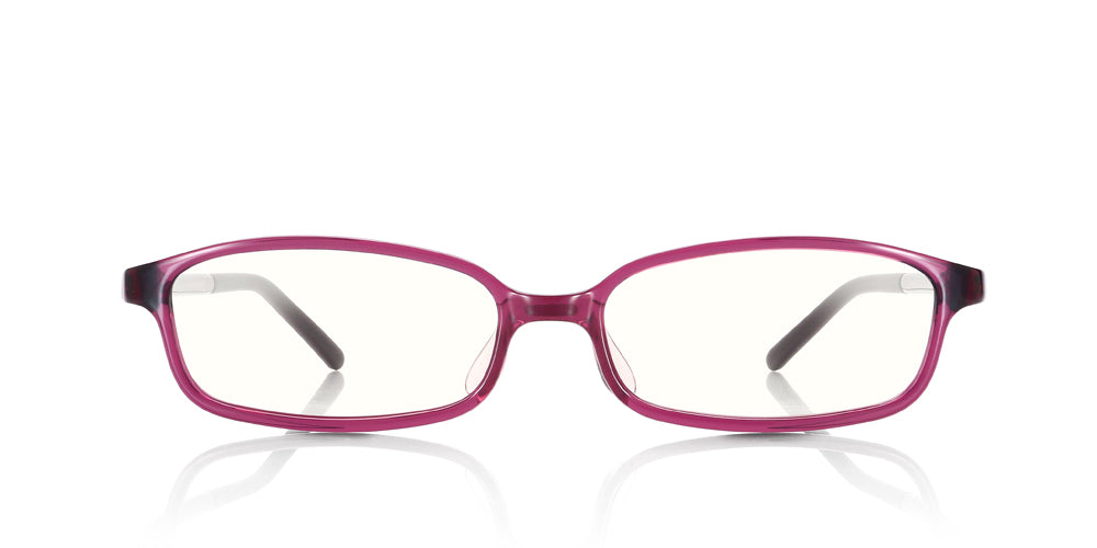 JINS SCREEN Boxed U101 Wine 76 - Blue Light Blocking Glasses for Computer & Digital Screen Use - Perfect for Office Work, Gaming, and Online Shopping