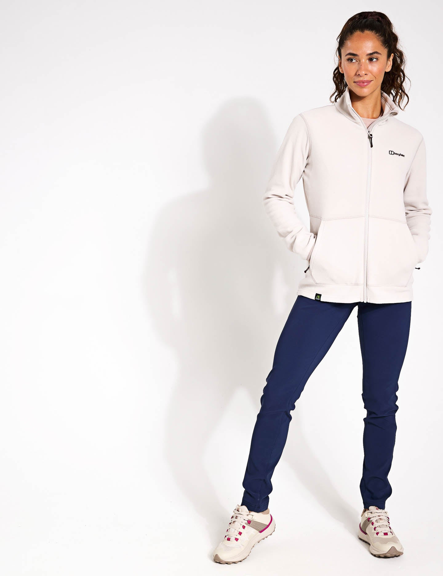 Prism 2.0 Micro Full Zip Fleece Jacket for Men & Women - Lightweight Warm Stone Color Outdoor Pullover for Hiking, Camping & Casual Wear