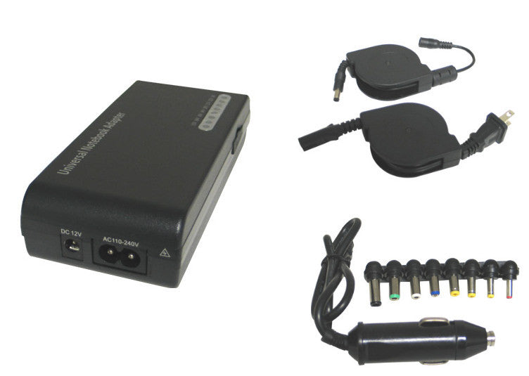 OKGear Universal AC/DC Adapter for Laptop and Monitor - 90W Power Supply Charger with 8 Tips - Compatible with HP, Dell, Lenovo, Acer, ASUS - Perfect for Home Office & Travel Use