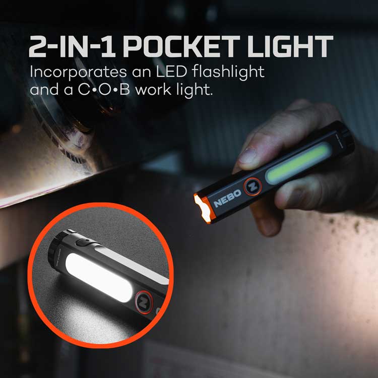 Mini Larry 500 LED Flashlight - Ultra Bright, Compact & Rechargeable - Perfect for Camping, Hiking, Emergency & Outdoor Adventures