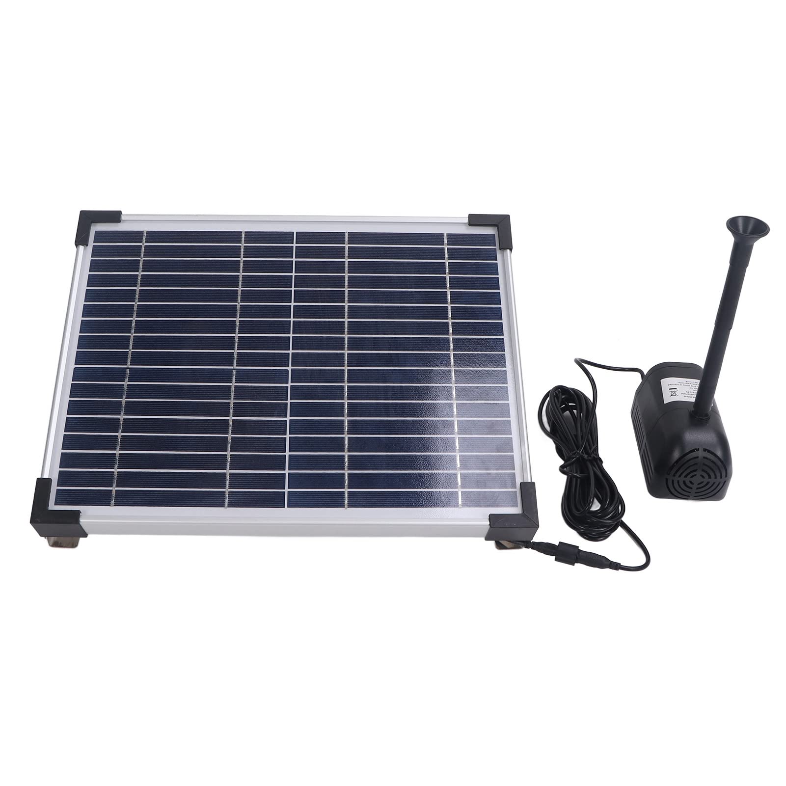 Luqeeg Solar Fountain Pump - 17V 10W Solar Panel Water Pump with IP68 Waterproof & Multiple Water Styles - Floating Decoration for Outdoor Garden, Patio, Pond & Pool - Perfect for Backyard Water Features & Landscape Decor