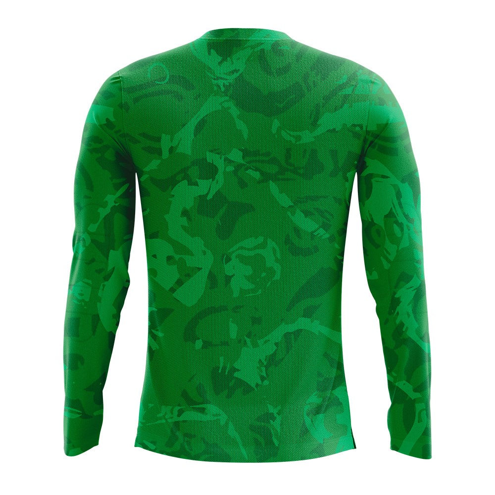 FC Bushcraft GK Jersey - Emerald Green Goalkeeper Jersey for Soccer & Training - Perfect for Matches, Practice, and Outdoor Sports