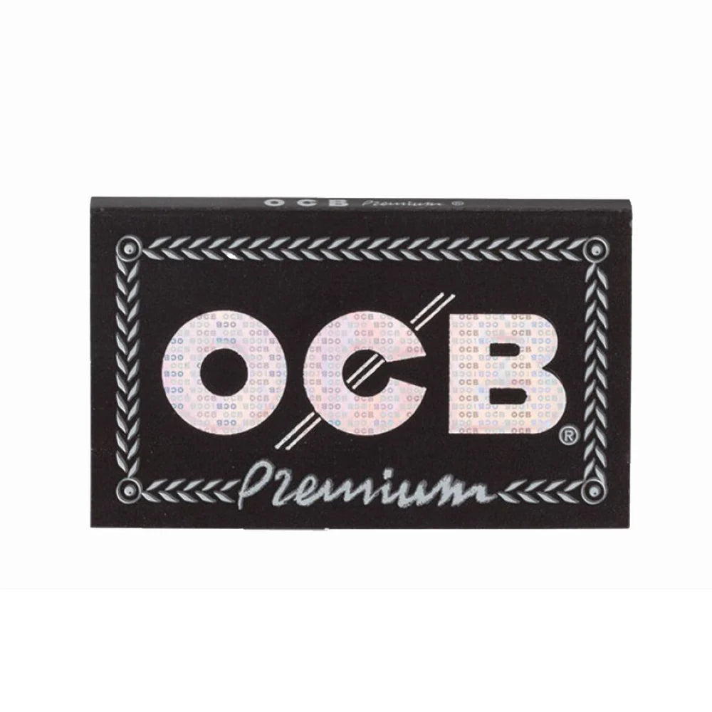 Premium OCB Black Rolling Papers - Double Wide Size for Smooth Rolling | Perfect for Handmade Cigarettes & Herbal Blends
