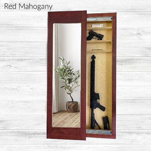 Go Secret Storage Full Length Sliding Concealment Mirror - Hidden Safe for Valuables, Jewelry & Cash - Perfect for Bedroom, Bathroom or Closet Security
